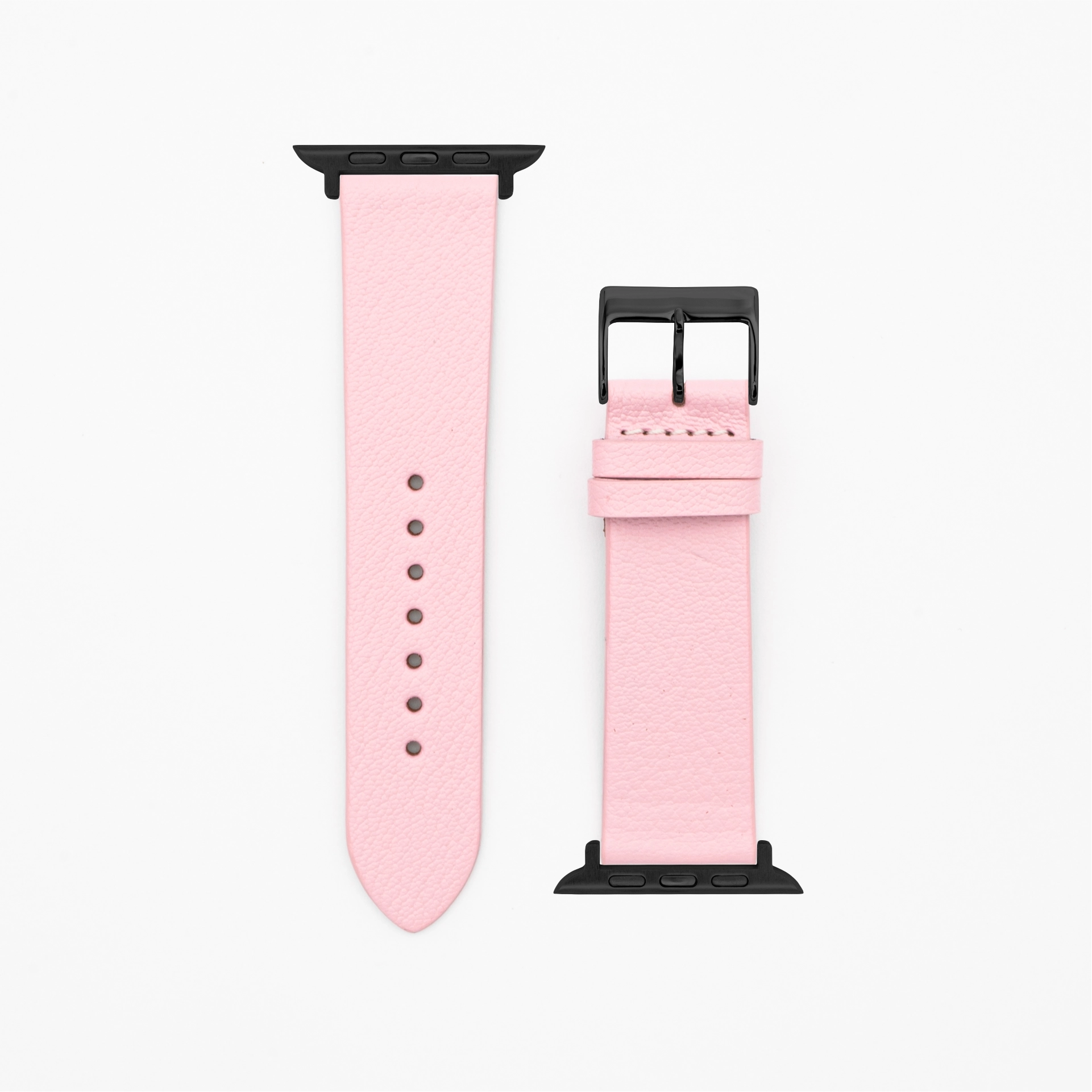 Goat - Classic - XS - Pink leather strap-Apple Watch-38/40/41mm-stainless steel black-strap