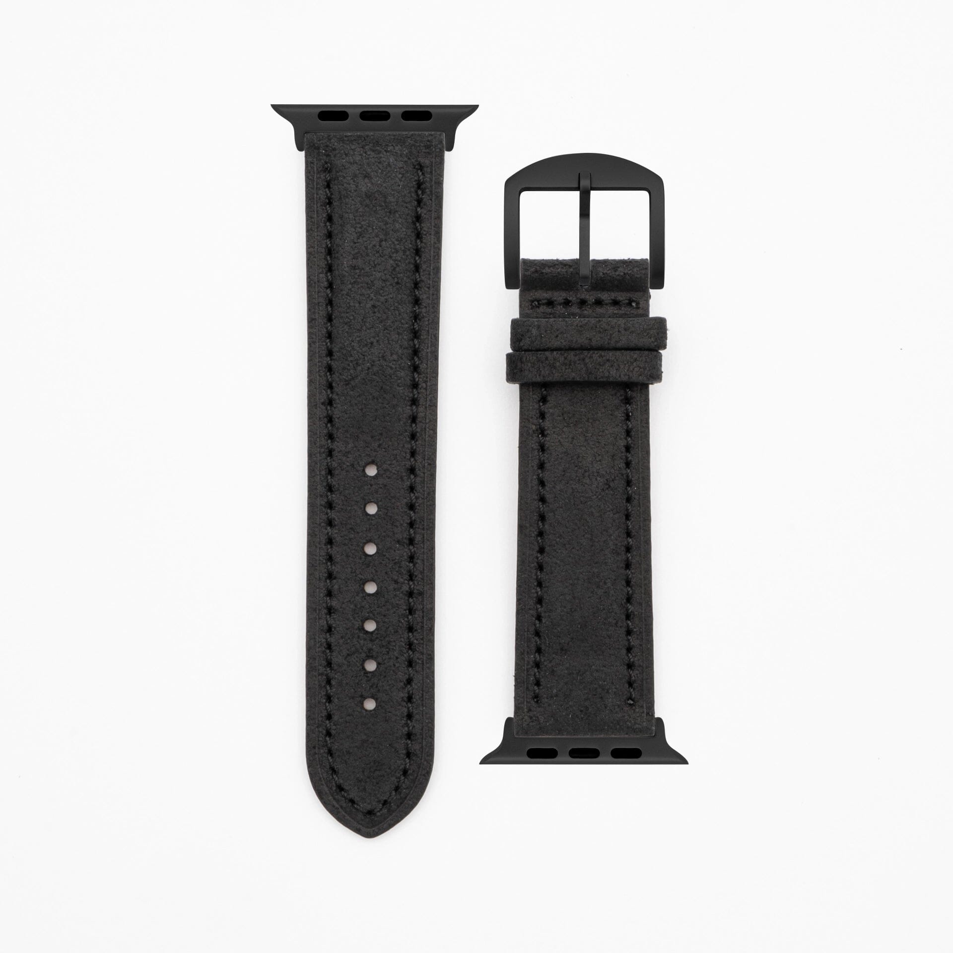 Harbour · Vintage · Schwarz Apple Watch Ultra / 49mm / 100% echtes Titan schwarz